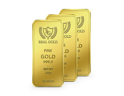 250 Gram Gold bar